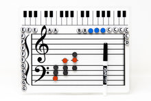 Load image into Gallery viewer, Grand Staff Dry Erase Magnetic Board- WSP $16.86, SRP $33.90