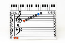 Load image into Gallery viewer, Grand Staff Dry Erase Magnetic Board- WSP $16.86, SRP $33.90