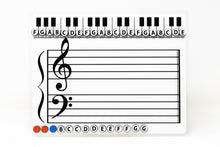Load image into Gallery viewer, Grand Staff Dry Erase Magnetic Board- WSP $16.86, SRP $33.90