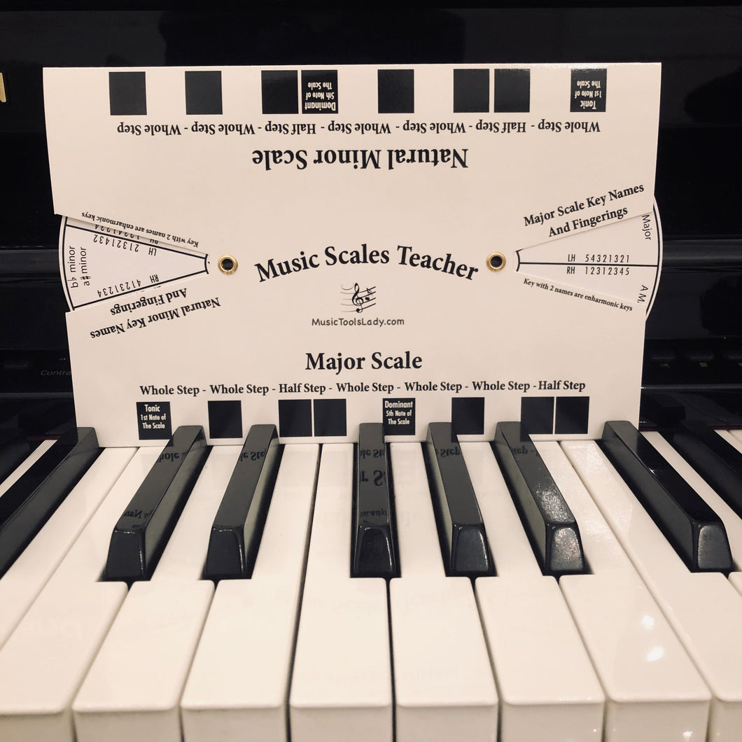 Music Scales Teacher (All-In-One Flashcard) - WSP $7.15, SRP $12.99 (45% Discount)
