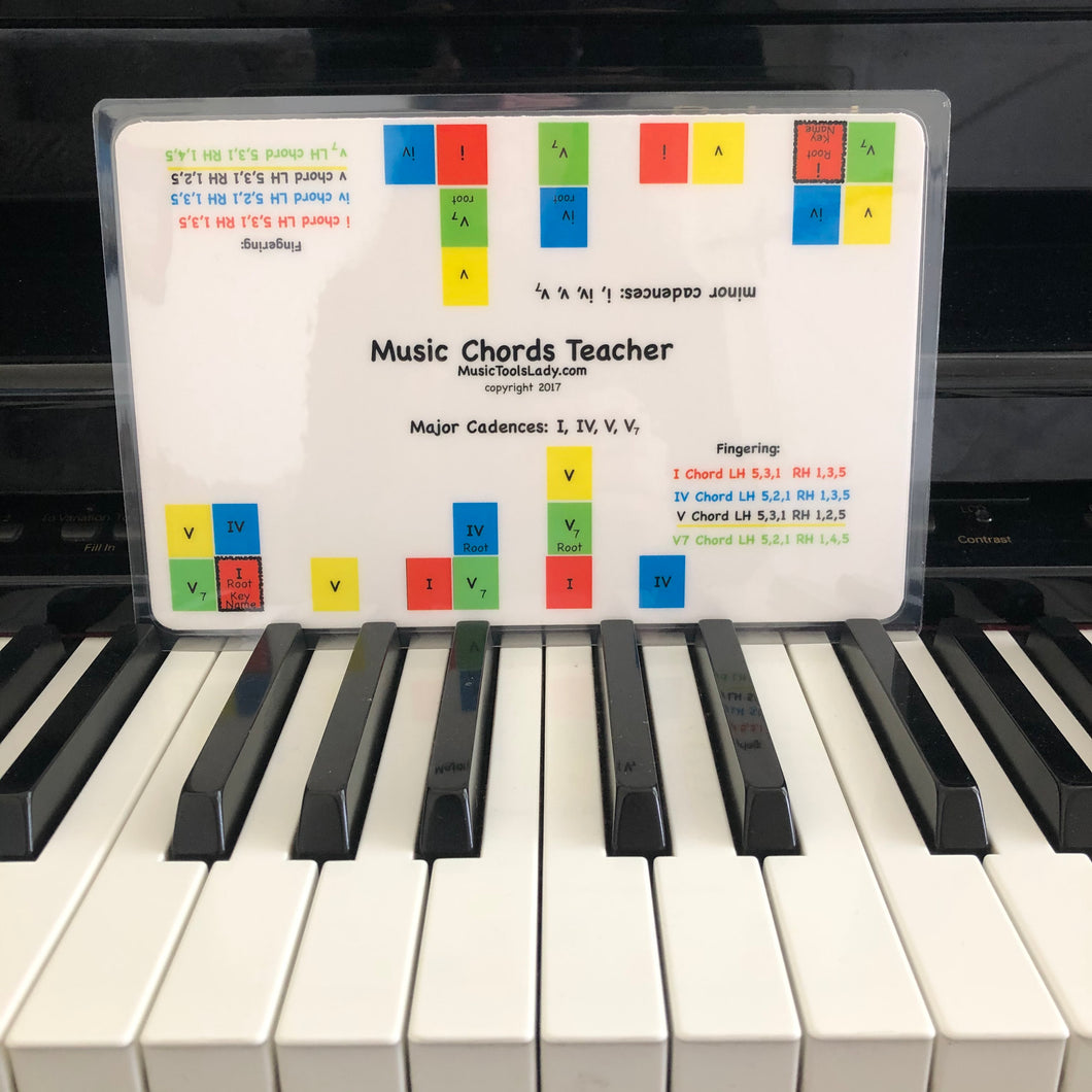 Music Chords Teacher (All-In-One Flashcard) - WSP $7.15, SRP $12.99  (45% Discount)