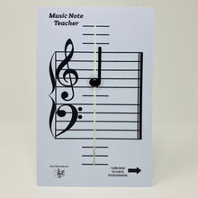 Load image into Gallery viewer, NEW &amp; IMPROVED! Music Note Teacher (All-In-One Flashcard) - WSP $7.15, SRP 12.99 (45% Discount)