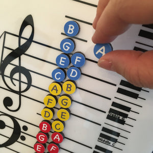 Piano Keys Teacher- Learning Music Notes Set - WSP $23.65, SRP $42.99  (45% Discount)